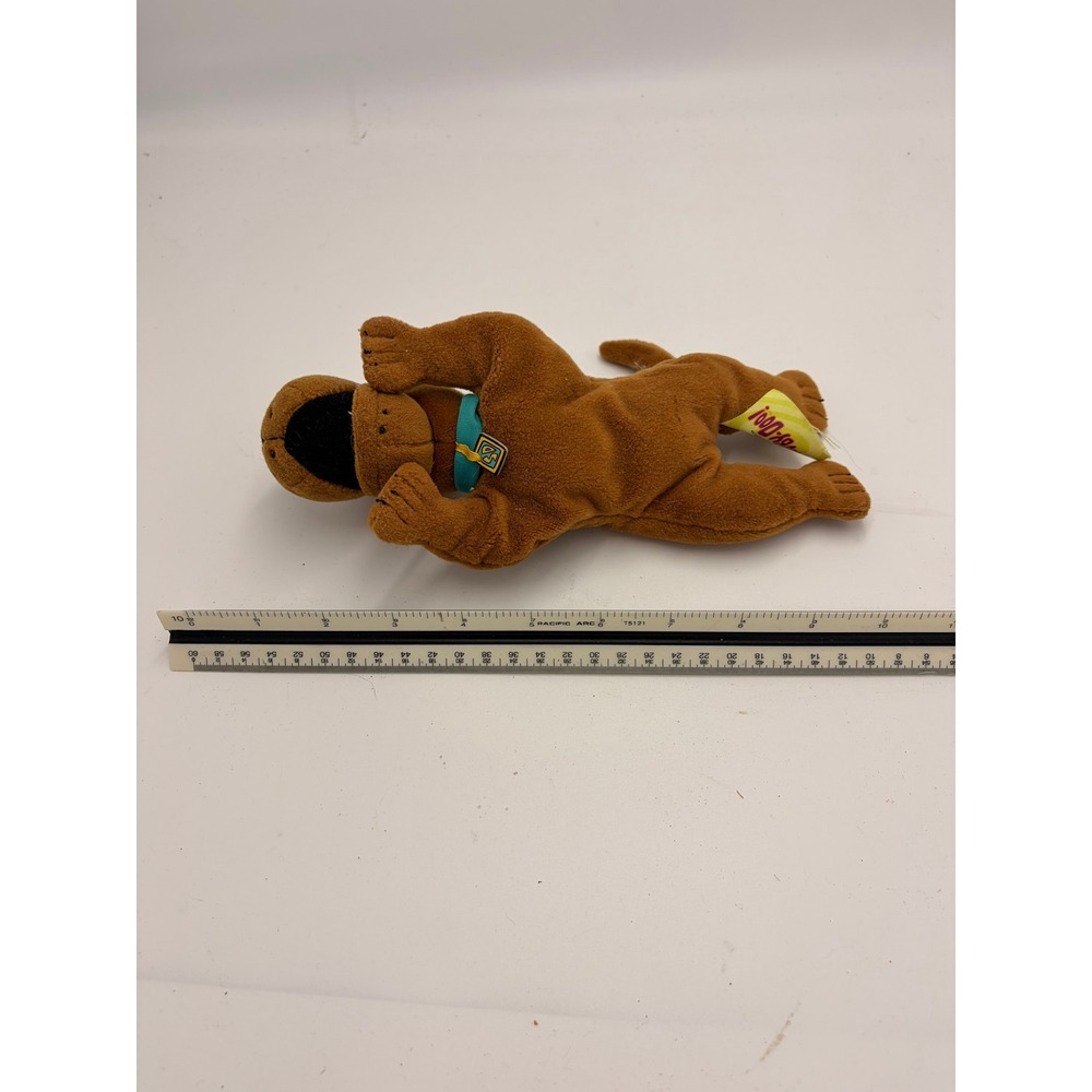 Scooby-Doo Plush Bean Bag Toy Brown 8" Mystery Inc Classic Cartoon Network Tag